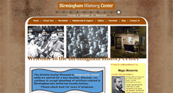 Desktop Screenshot of birminghamhistorycenter.org